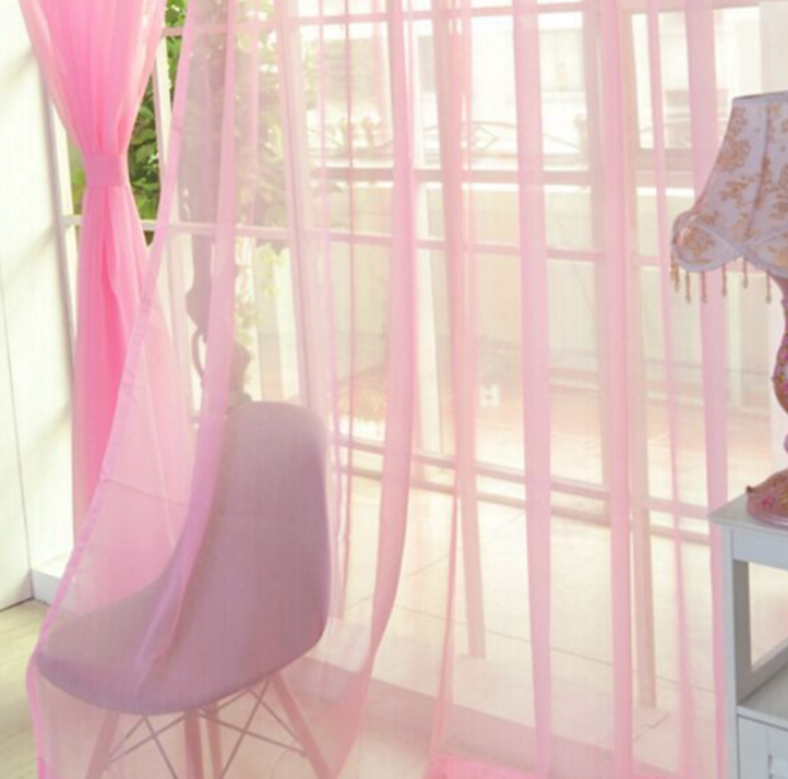 Curtains Solid Tulle Modern Curtains For Living Room Transparent Tulle Curtains Window Sheer For The Bedroom